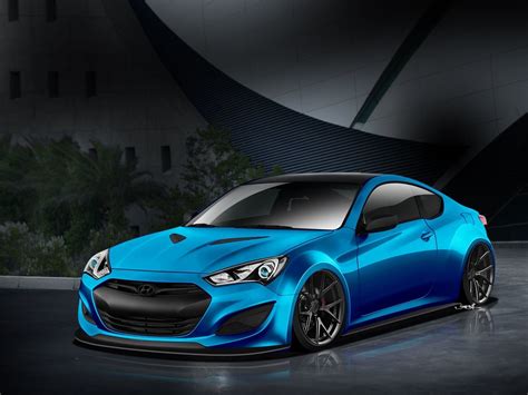 Hyundai Genesis Coupe Atlantis Blue Picture Car Review