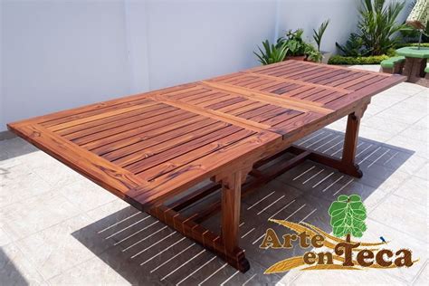 Mesa Extensible Rectangular Adelaida 200 300 Cm En Madera De Teca