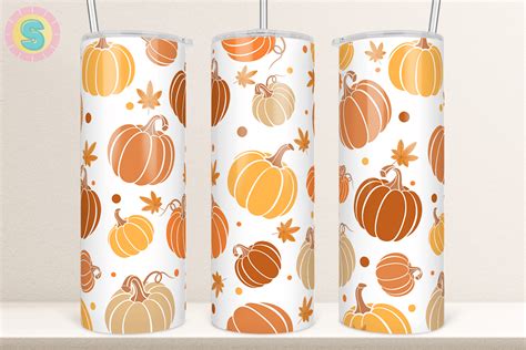 Oz Fall Pumpkins Tumbler Wrap Graphic By Sunshine Design Creative