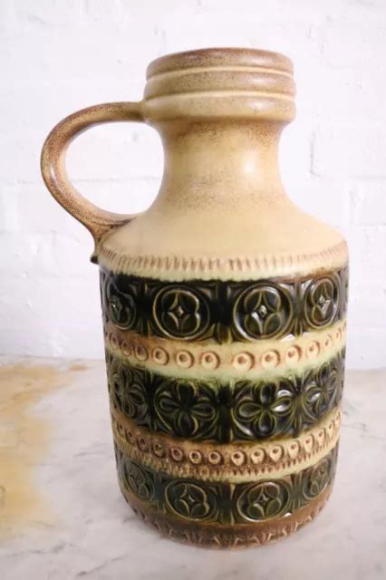 Large Vintage Mid Century West German Vase Jug 489 39 £6000