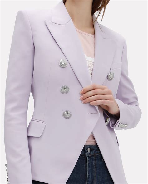 Lilac Classic Double Breasted Blazer