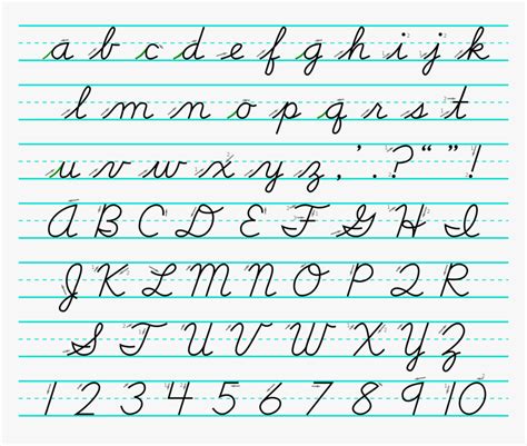 Cursive Letters Hd Png Download Kindpng
