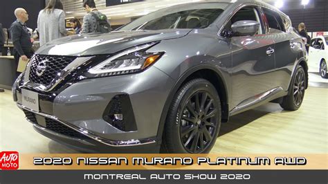 2020 Nissan Murano Platinum Awd Exterior And Interior Montreal Auto