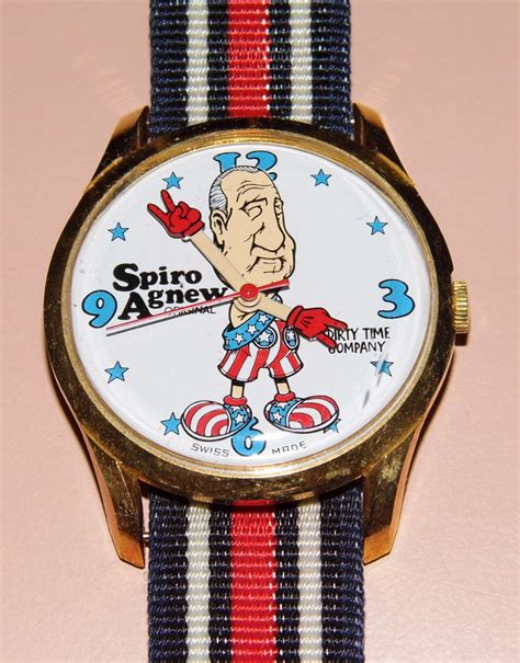 Filevintage Spiro Agnew Character Antique Clocks Vintage Clock