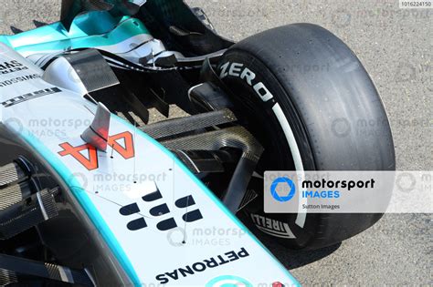 Mercedes Amg F W Front Suspension Detail Formula One Testing