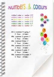 Number And Colurs ESL Worksheet By E Burcu