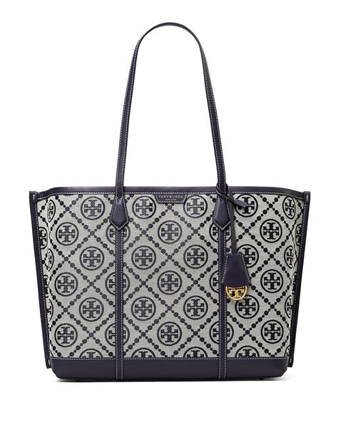 Tory Burch Monogram Jacquard Mini Tote Bag Tory Burch | semashow.com