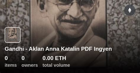 Gandhi Aklan Anna Katalin Pdf Ingyen Collection Opensea