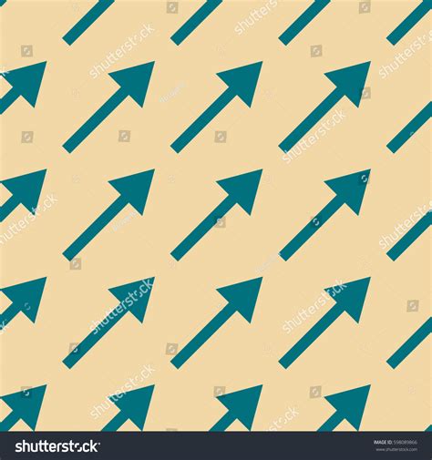 Seamless Vector Pattern Blue Diagonal Cursors Stock Vector Royalty