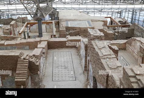 Terrace Houses In Ephesus Ancient City Izmir Turkey Stock Photo Alamy