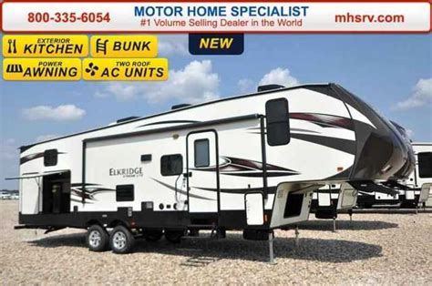 New Heartland Rv Elkridge Xtreme Light E Bunk Model Fifth