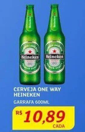 Cerveja One Way Heineken Garrafa Ml Oferta Na Assa Atacadista