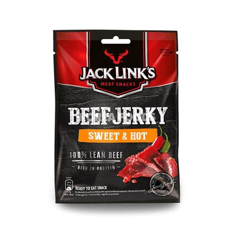 JACK LINK S Sweet Hot Beef Jerky Clip Strip G Korea Foods