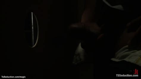 Shemale Anal Fucks Glory Hole Man