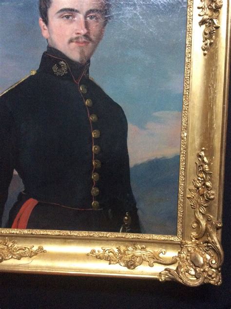 Proantic Portrait Jeune Militaire époque second Empire