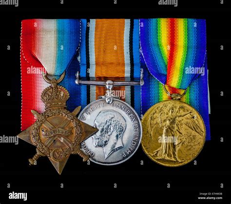 World War One Medals British Hi Res Stock Photography And Images Alamy