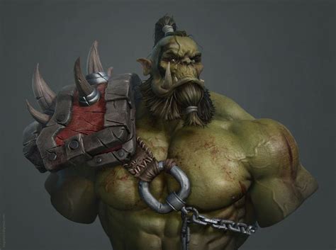 Blizzards Orc Fan Art Tiago Rios Warcraft Art Character Art