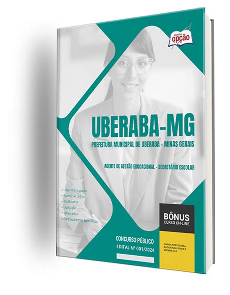 Apostila Prefeitura de Uberaba MG 2024 Agente de Gestão Educacional