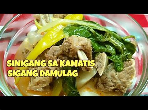 SINIGANG SA KAMATIS CARABAO MEAT SIGANG KAMATIS SIGANG DAMULAG