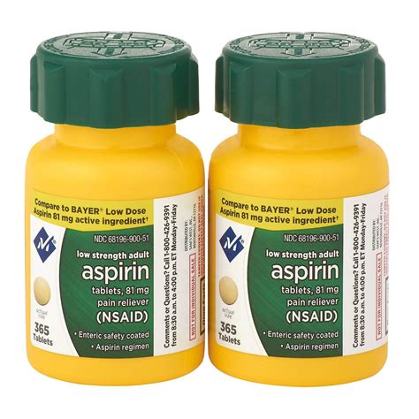 Members Mark 81 Mg Low Strength Aspirin 730 Ct A1