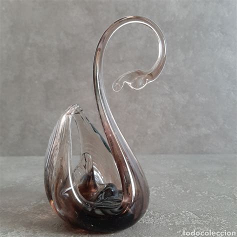 cisne de cristal de murano negro * 14cm alto - Comprar Murano Cristal y ...