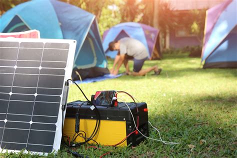 Solar Chargers for Camping, Power Box Battery Camping and Flexib - The ...