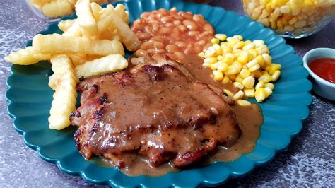 Fivefootfive Sg My Favourite Recipes Chicken Chop With Black Pepper Sauce