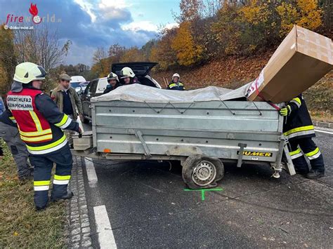 Nö Verkehrsunfall bei Überholmanöver in Klein Pöchlarn fordert eine