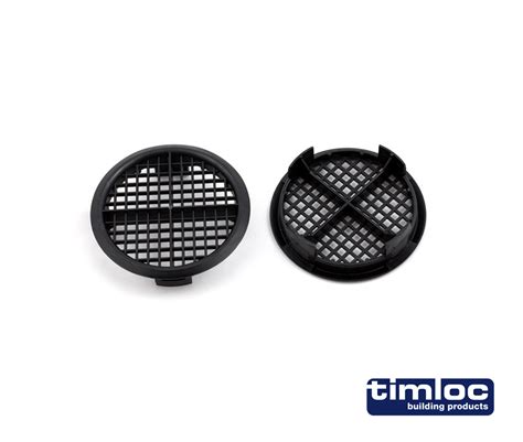 1141 Push In Soffit Vent Black Timloc Building Products