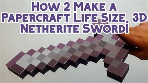 Papercraft Life Size Iron Sword Minecraft Sword Minecraft Iron The Best Porn Website