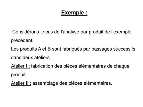 PPT La comptabilité analytique PowerPoint Presentation free download