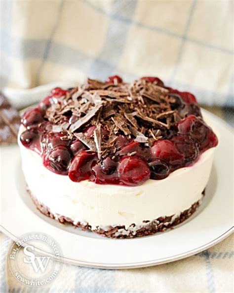 Black Forest Cheesecake Recipe No Bake Sew White