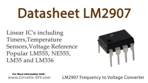 LM2907 Frequency To Voltage Converter Datasheet