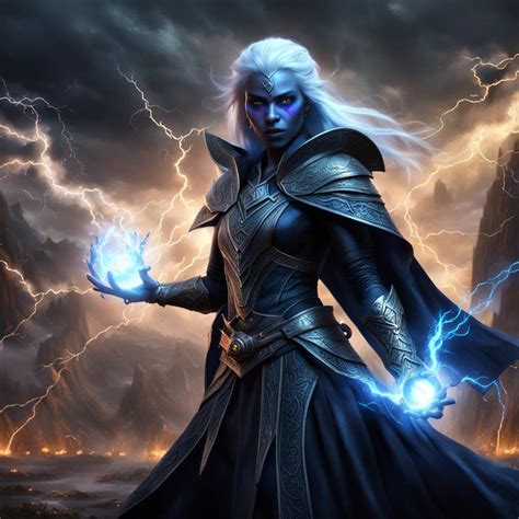 Drow Sorceress By Svetthefallen On Deviantart