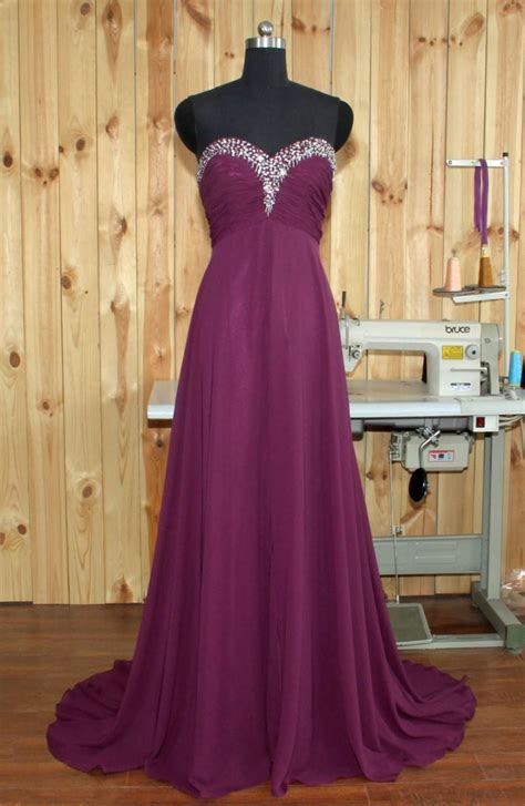 2016 Fuchsia Bridesmaid Dress Fuchsia Long Wedding Dress Neckline Bead