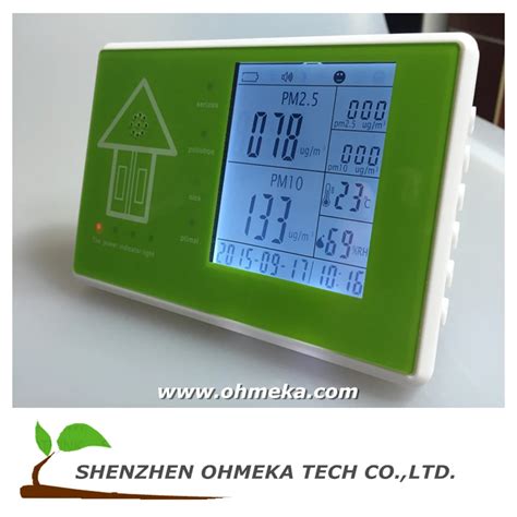 Free shipping air monitoring devices pm2.5/New PM2.5 dust particle counter air quality monitor ...