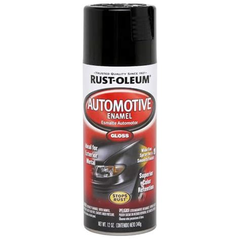 Rust-Oleum Automotive 12 oz. Gloss Black Automotive Enamel Spray Paint ...