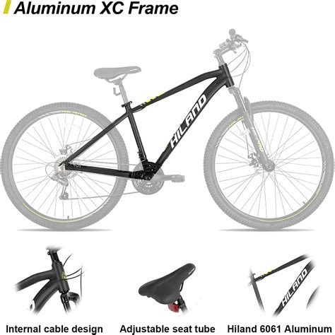 Buy Hiland Inch Mens Mountain Bike Aluminum Frame Shimano