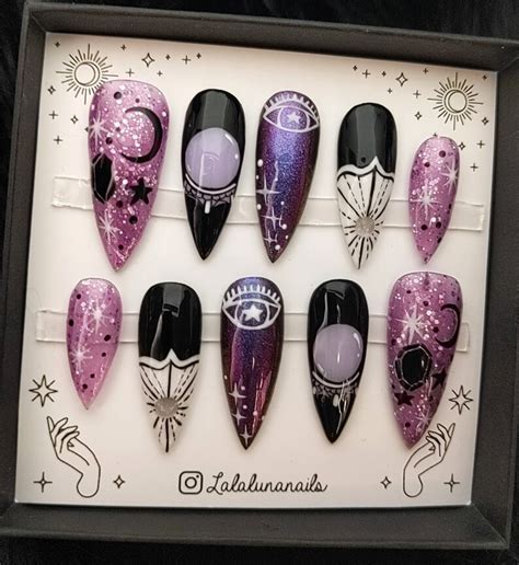 Divination Glow In The Dark Press On Nails Etsy