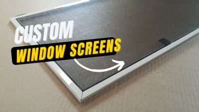 Custom Window Screens - Types of Window Screening & Frame Options