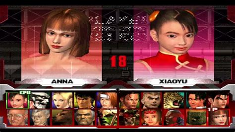 Tekken 3 Anna Heel Grinds On Xiaoyu In Practice Mode All Outfits Youtube