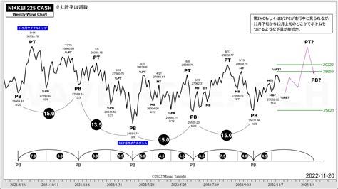 日経平均株価サイクル分析 20221120 Wave Research