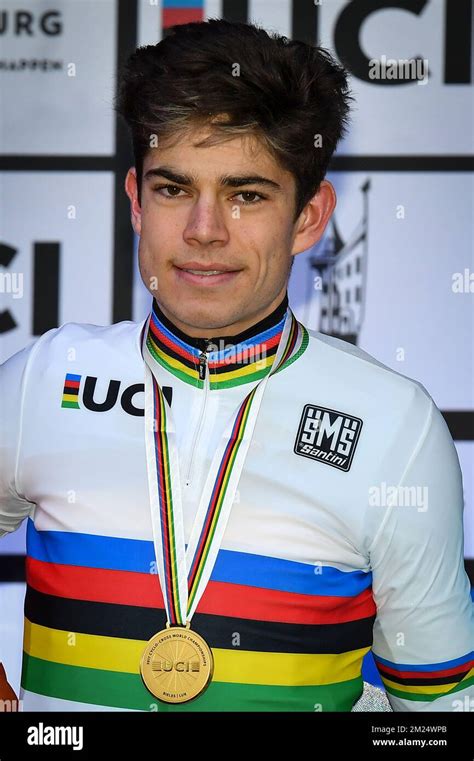 Belgian World Champion Wout Van Aert Winner Of The Gold Medal