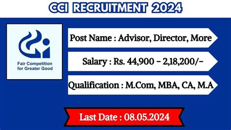 Cci Recruitment Monthly Salary Up To Check Posts