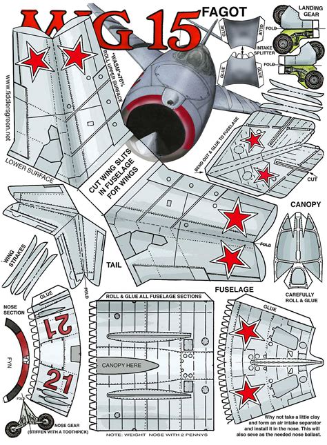 Russian Mig 15 Mikoyan Gurevich Fagot Instruction