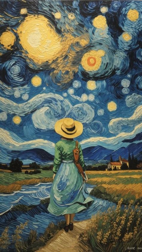 Pin By Emmy On Starry Night In Van Gogh Wallpaper Van Gogh