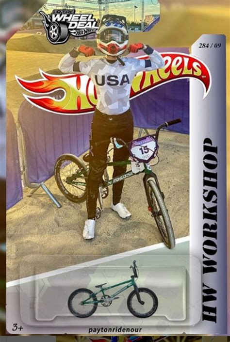 Hot Wheels Workshop Miniature BMX Toy Kristens Krigers Edition
