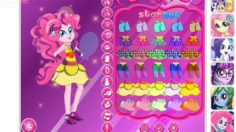 Pinkie Pie dress up My little pony Equestria girls MLP EG - YouTube