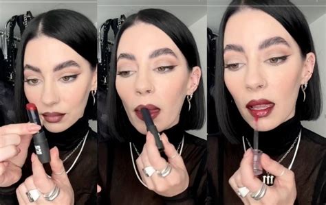 Cómo maquillar los labios cherry cola y darle un estilo gótico a tu outfit