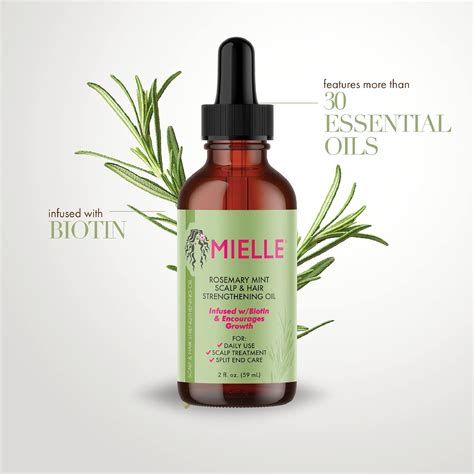 Mielle Organics Aceite Fortalecedor Del Cuero Cabelludo Y Del Cabello